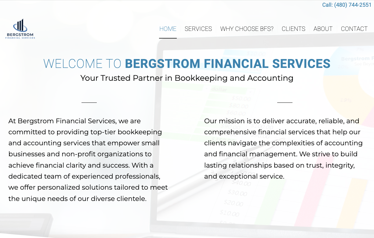 Bergstrom Financial Services site